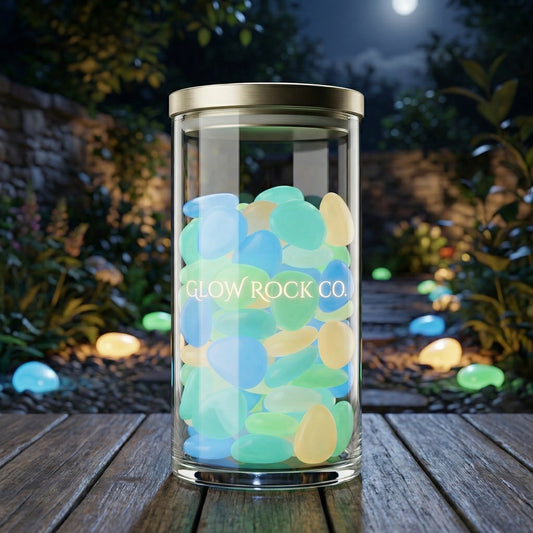 Glow-In-The-Dark Garden Rocks ( 100 units)